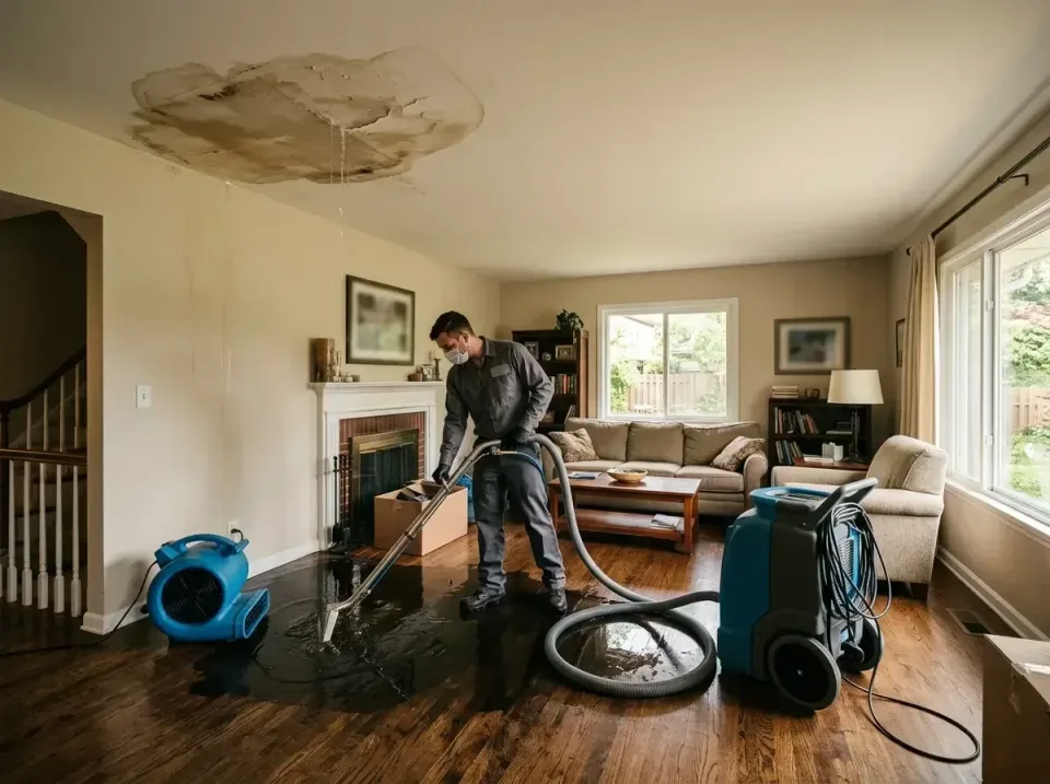 attic-pipe-burst-ceiling-drip-008 — frequently asked questions, Water Damage Restoration & Carpet Care in Newcastle, OK